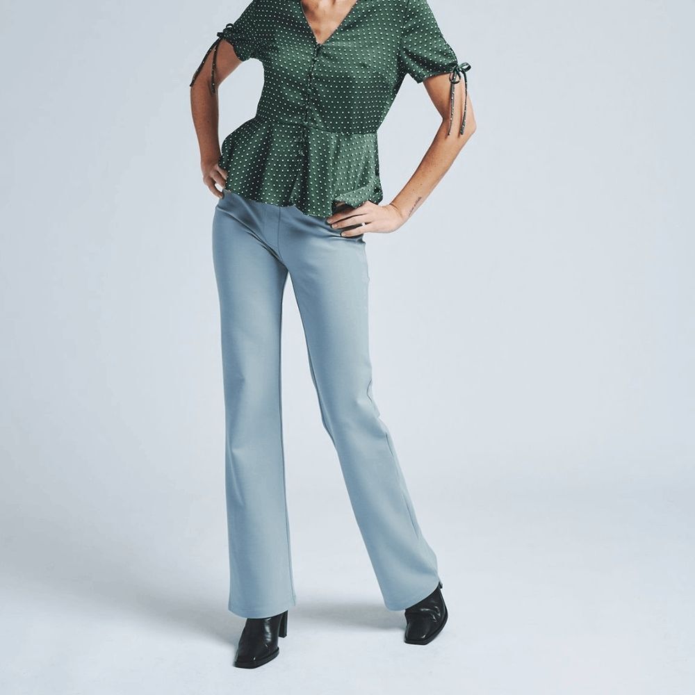 New Betabrand Eucalyptus Straight Dress Pant Yoga Pants Large Petite
